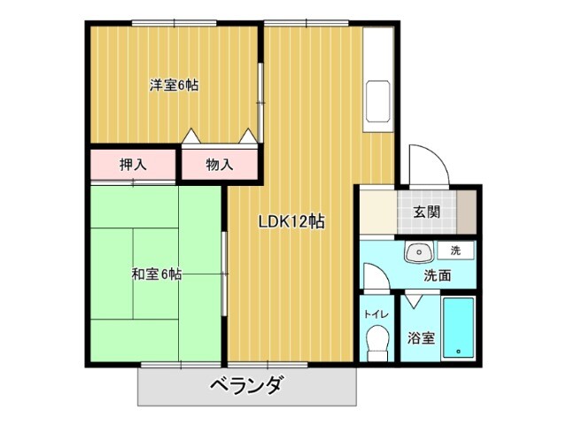セジュール12の間取り
