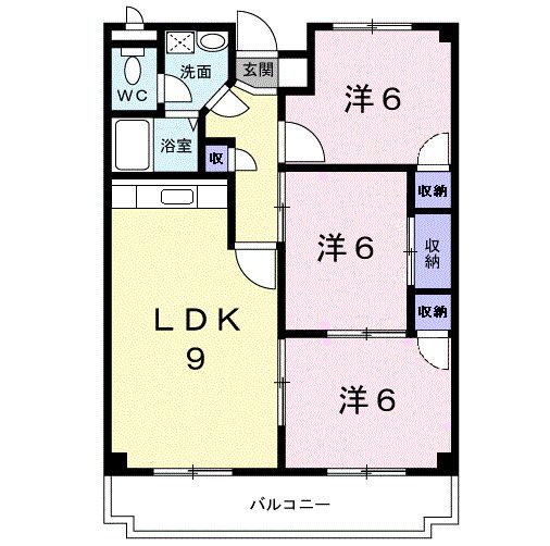サンモール金剛の間取り