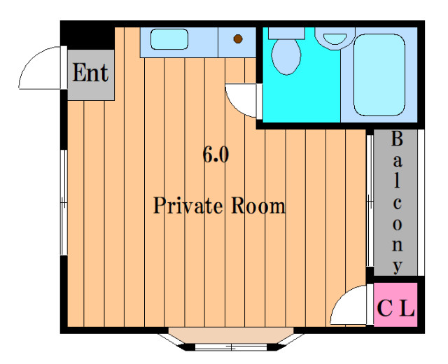 ラフィーネ1号館の間取り