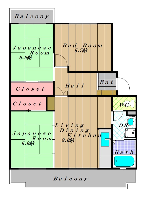 パークマンションの間取り