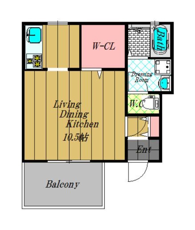 ヒルズコートの間取り