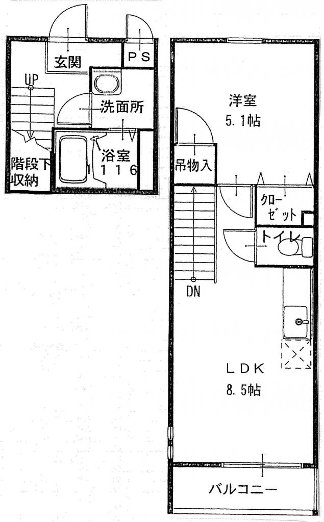 スリーハーブズ狭山I番館の間取り