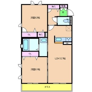 シャーメゾン本多町スタイルの間取り