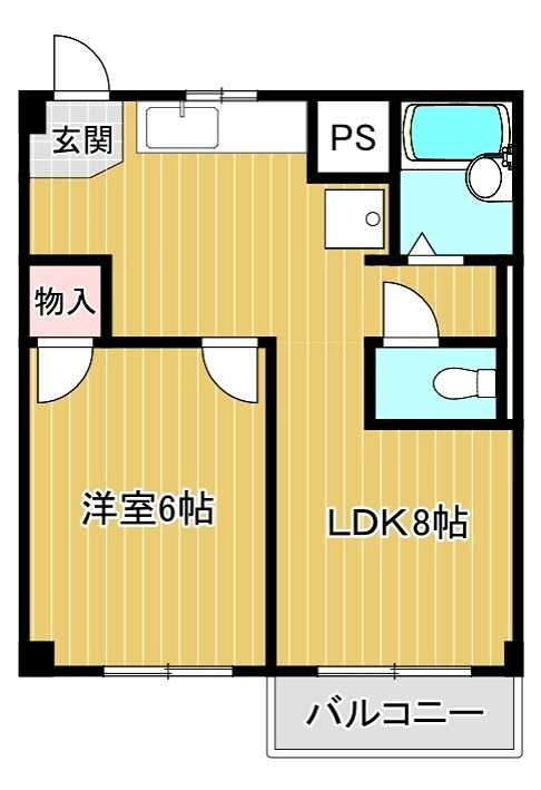グレイスマンションの間取り
