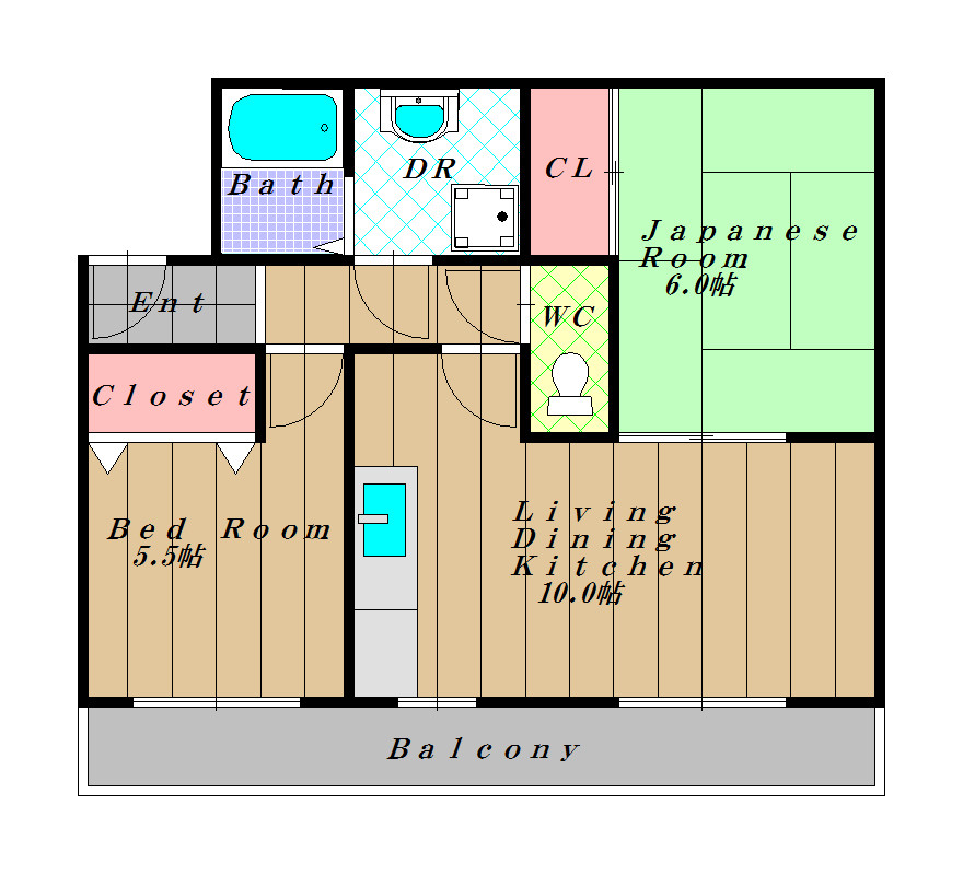 ヴィラ狭山の間取り