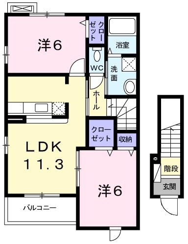 ブルーメの間取り
