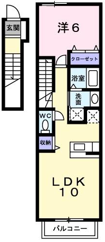メロディーハウスIIの間取り