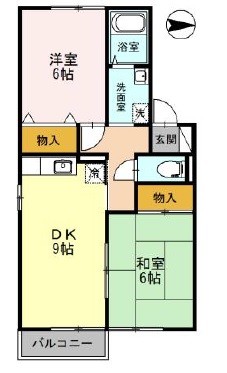サンハイムC棟の間取り