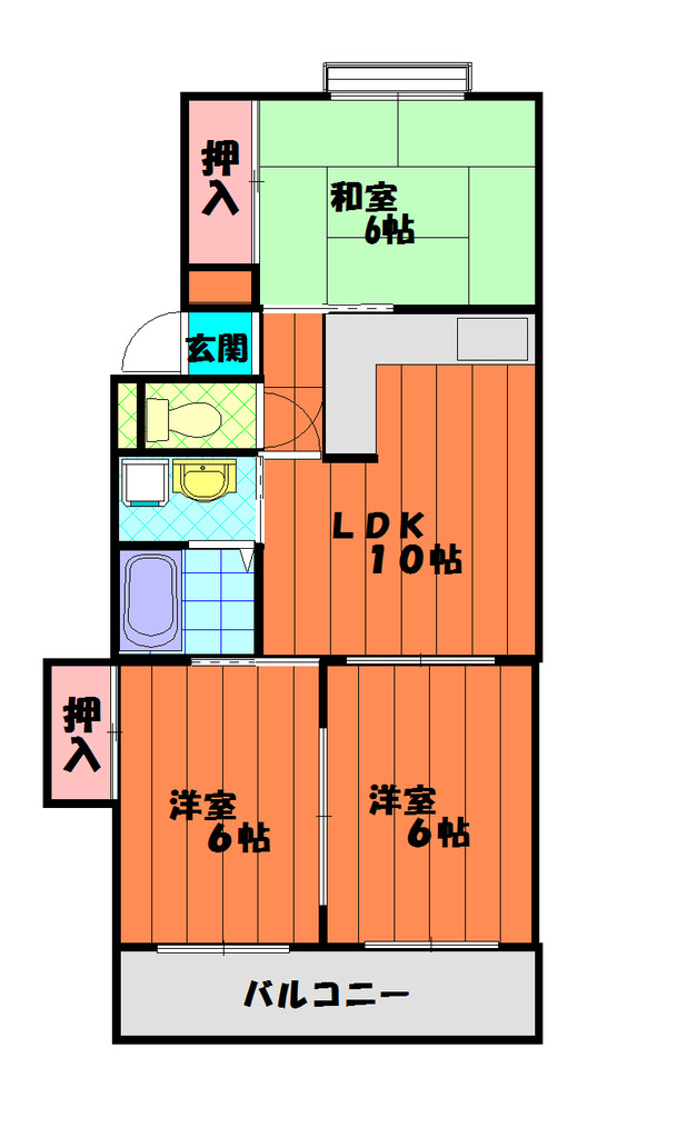 グレース狭山の間取り