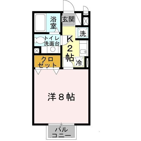 ヴェルドミールIの間取り