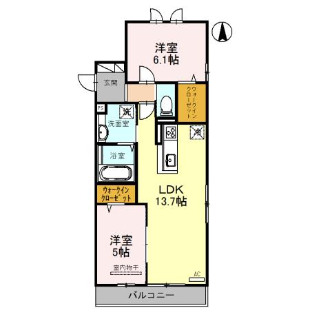 レスペランス向陽台の間取り