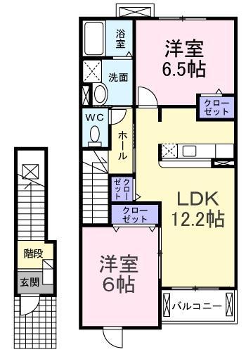 メゾンド リックIの間取り