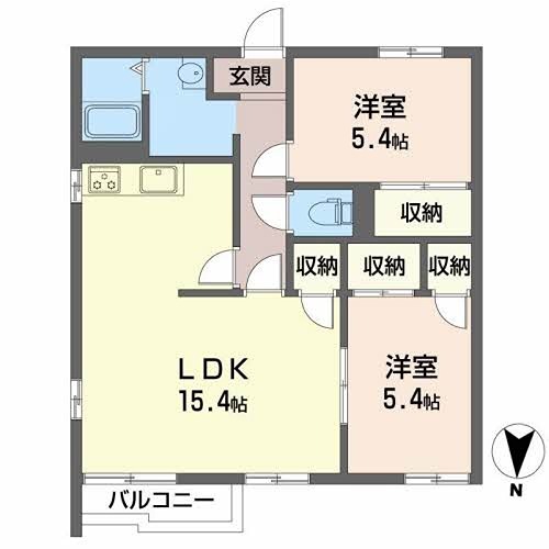 リバティハイツの間取り