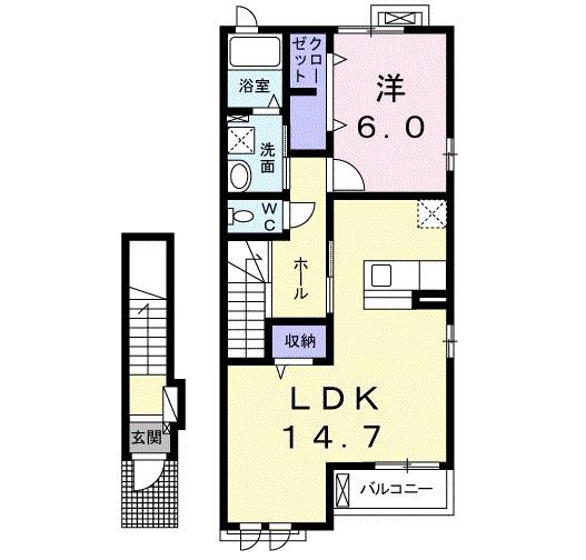 エレガント茱萸木の間取り