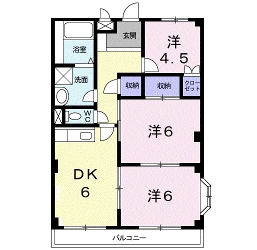 ソルジェンテ金剛の間取り