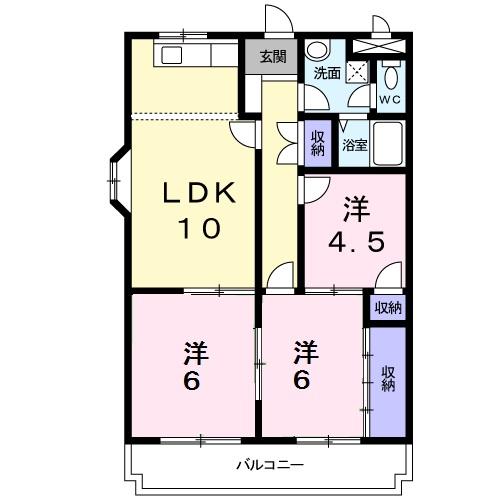 プラザエクシードの間取り