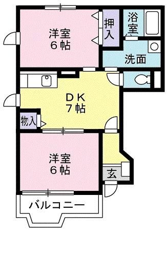 サンヒルズ千代田IIIの間取り