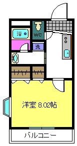 チェリッシュ　ハイツの間取り