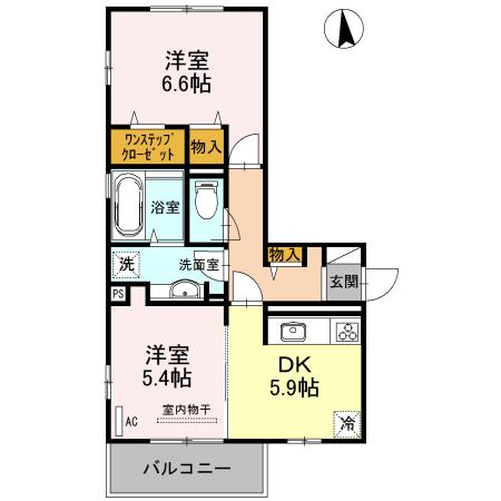 モア・サンハイムの間取り