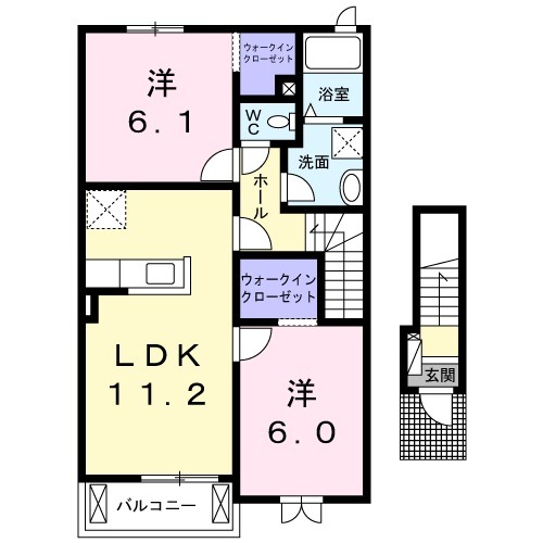 フレ フュチュールの間取り