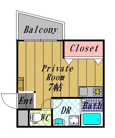 エメラルドブルーの間取り