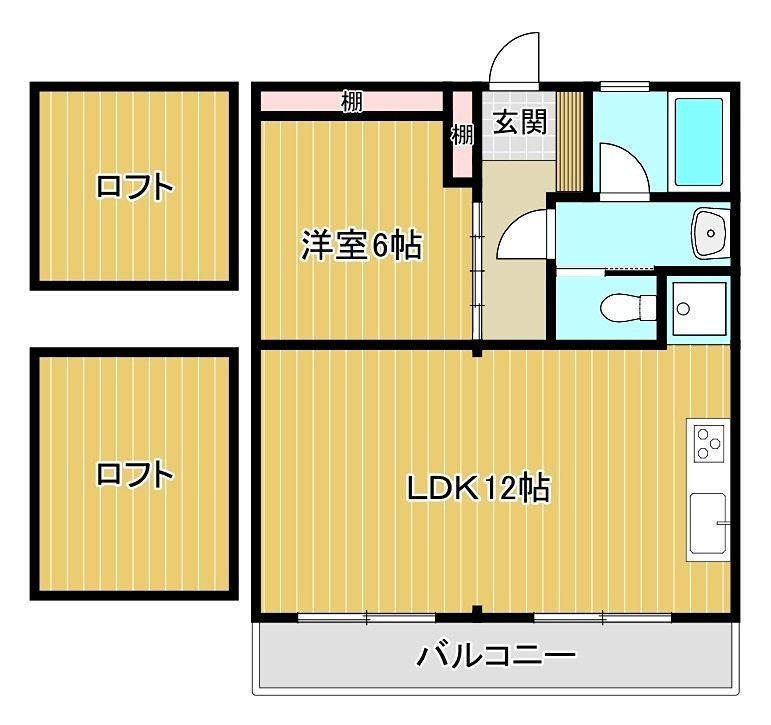 ブリーズKの間取り