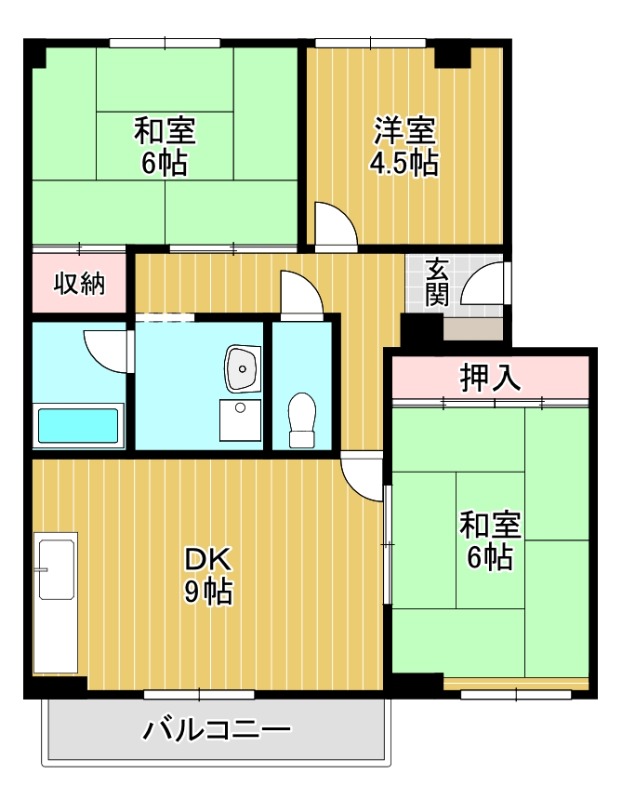 カルムハイツ千代田の間取り