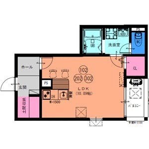 F+style狭山・池尻中2号館の間取り