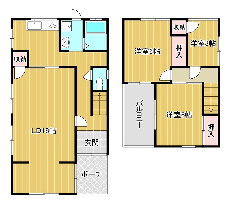 Re-Home南野田の間取り