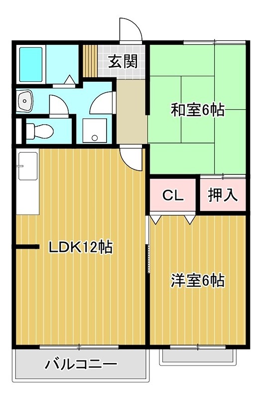 サンハイツ西井IIの間取り