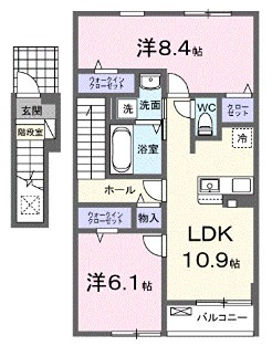 ステーション大美野の間取り