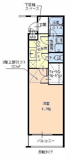 フジパレス初芝駅南II番館の間取り