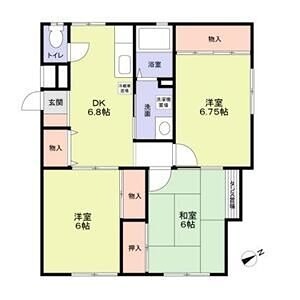 ハイツKOYAMAの間取り