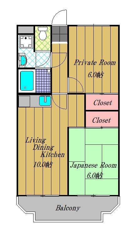 リビオ金剛の間取り