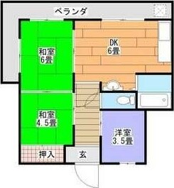 エスポワールイワタの間取り