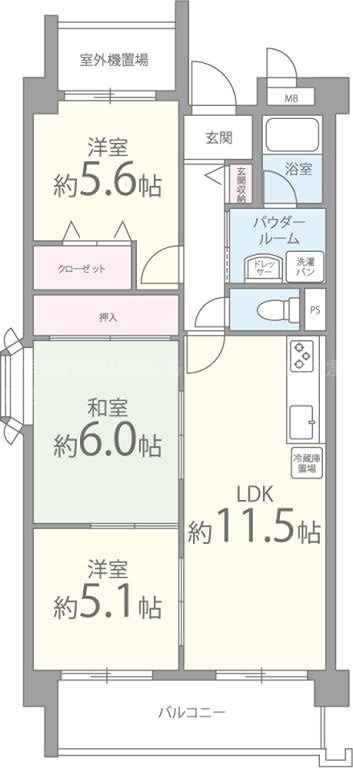 アークコートの間取り