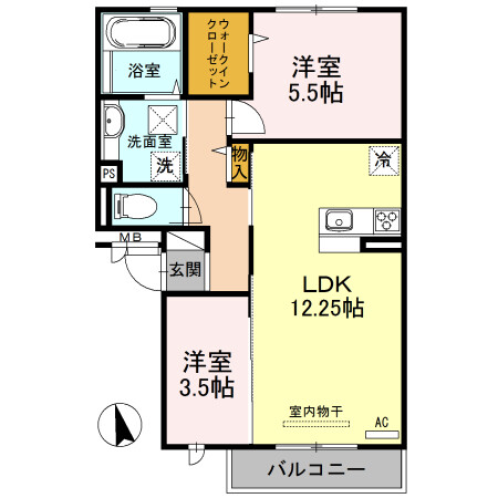 クオーレの間取り