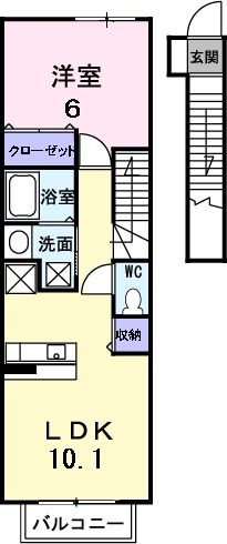 アイリィー ビューの間取り