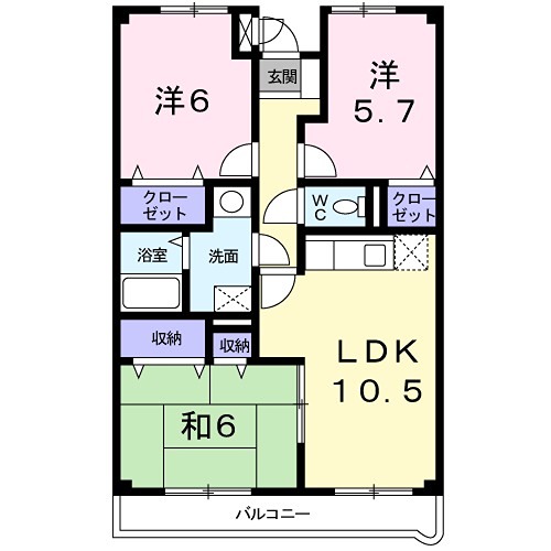 上原町の完工年月(2000年9月)築の賃貸マンションの間取り