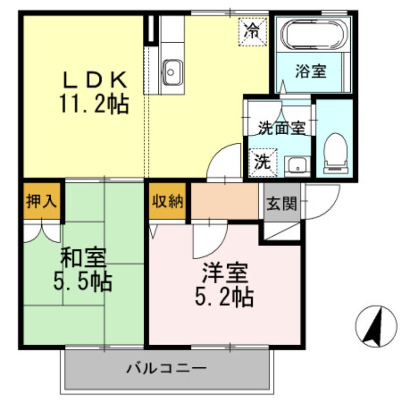ブランミュールの間取り