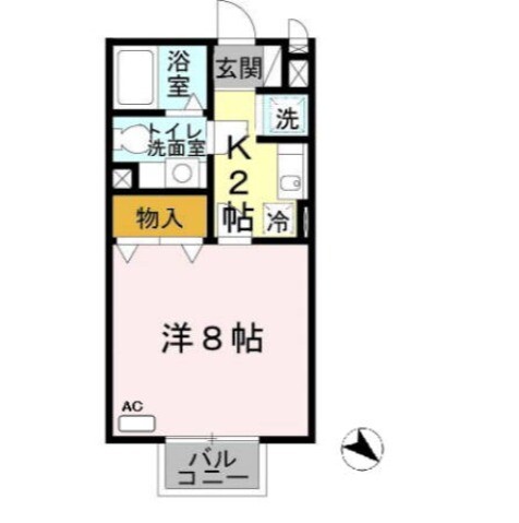 ヴェルドミールIIの間取り