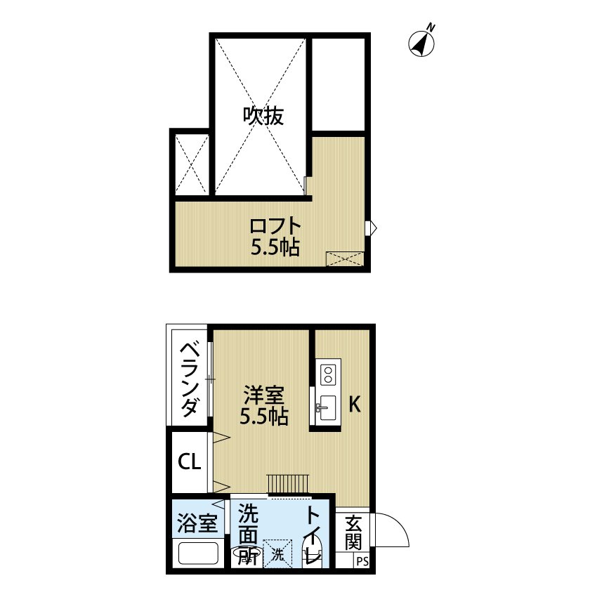 M@萩原天神の間取り