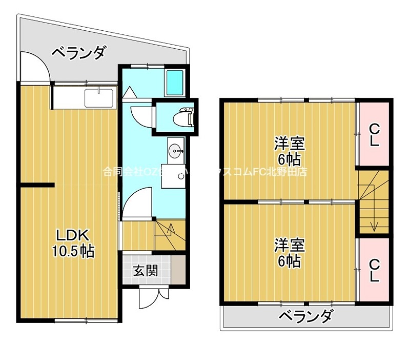 和モダン 一戸建ての間取り