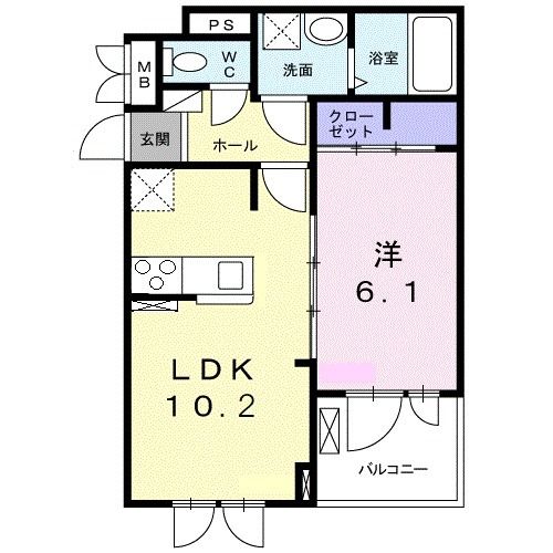 アルモニーメゾンの間取り