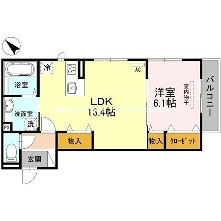 ラテール メイキラの間取り