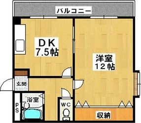 大津池第二マンションの間取り
