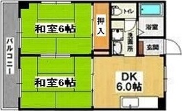 マンション宝寿の間取り