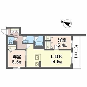 シャーメゾン ルミエールの間取り