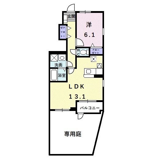 カルム オーブの間取り