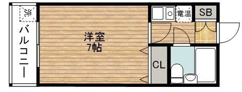エスティライフ喜志駅前の間取り